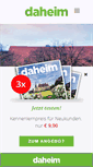 Mobile Screenshot of daheim-magazin.de